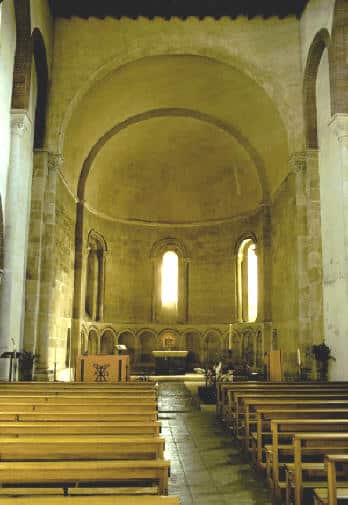 intérieur de l'abside