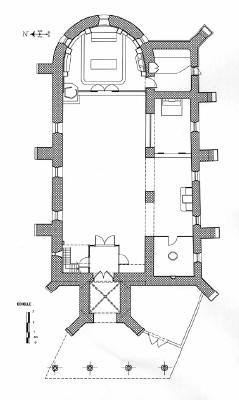 Plan de l'église Saint-Jean-Baptiste