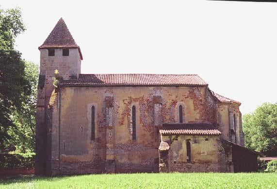 Église Saint-Martin de Gaube vue de l'est