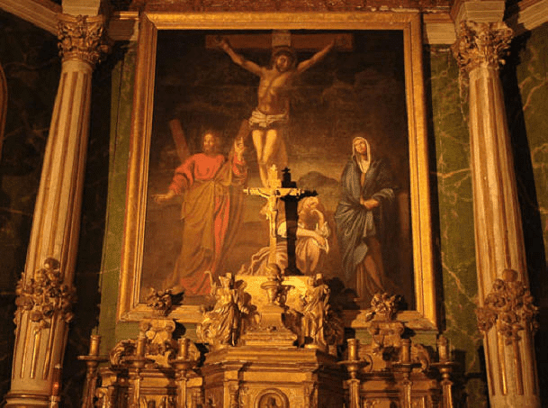 Crucifixion église Saint-André BERGOUEY